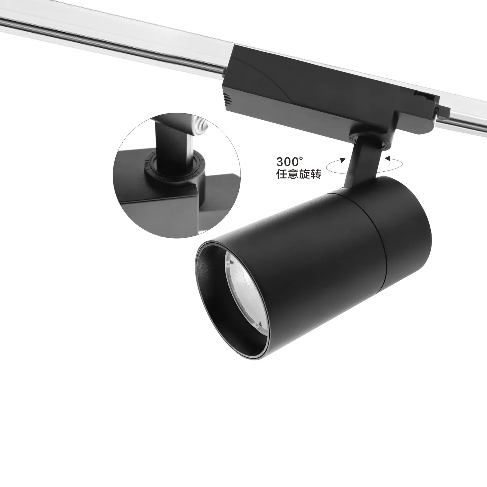 KT010 Die Casting Track Lighting Housing view 2