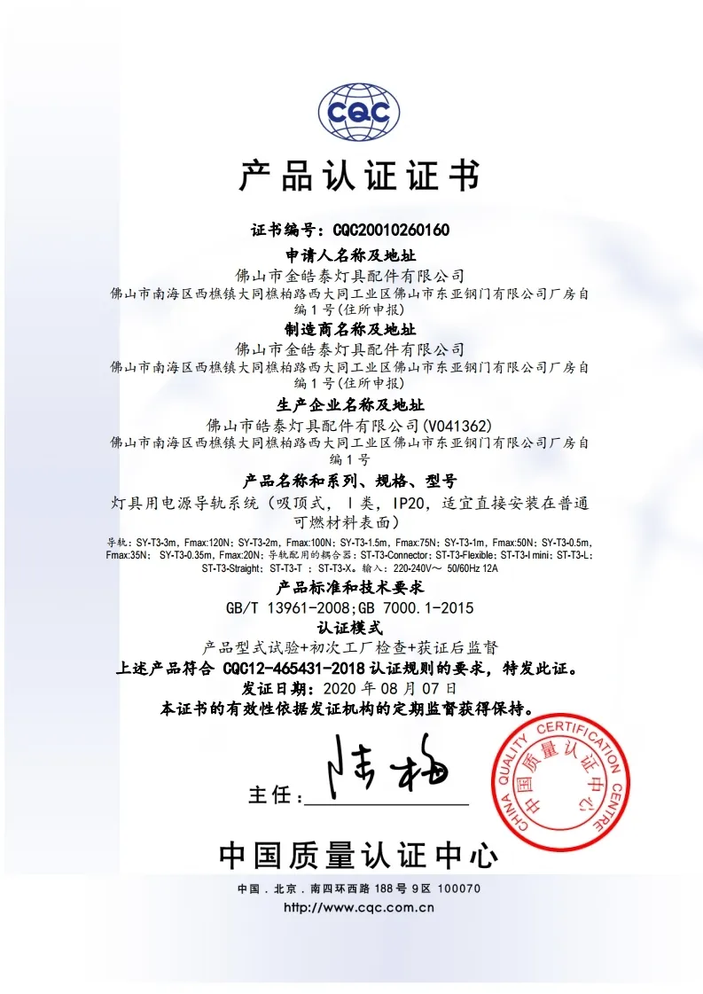 CQC certificate